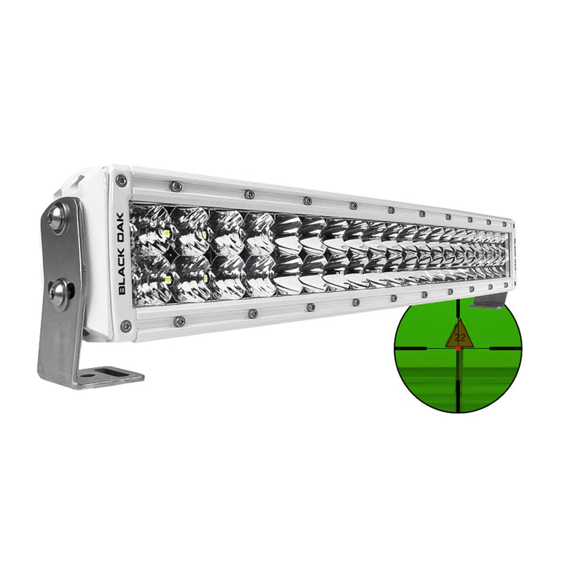 Load image into Gallery viewer, Black Oak Pro Series Double Row Combo Infrared 20 850nm Light Bar  White  20MIR850
