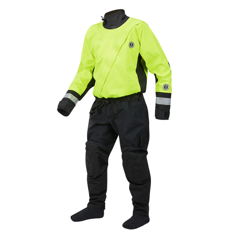 Load image into Gallery viewer, Mustang MSD576 Water Rescue Dry Suit  Fluorescent Yellow GreenBlack  Medium MSD57602251M101
