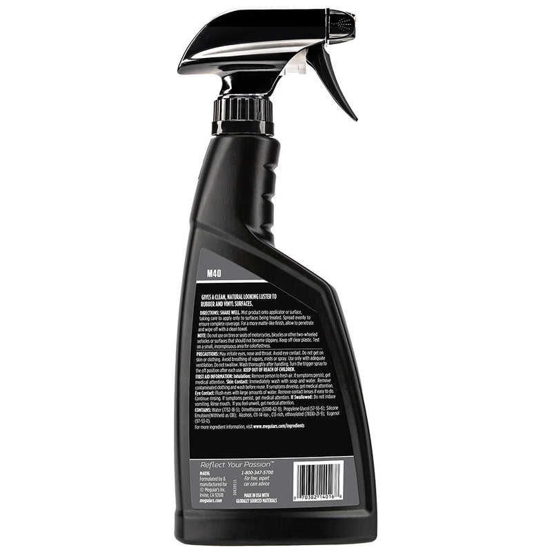 Load image into Gallery viewer, Meguiars M40 Mirror Glaze Vinyl  Rubber Cleaner  Conditioner  16oz M4016
