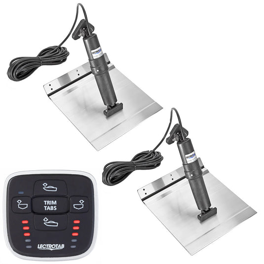 Lectrotab XKA Aluminum Alloy Trim Tab Kit wMLC1 Control  12 x 9  XKASML12X9A
