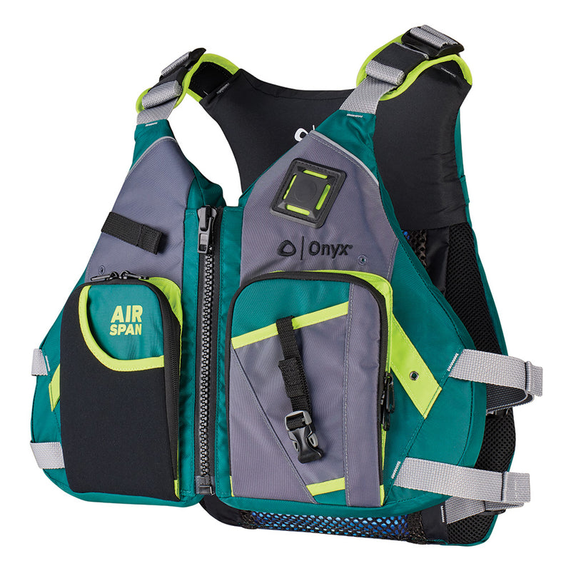 Load image into Gallery viewer, Onyx Airspan Angler Life Jacket  ML  Green 12320040004023

