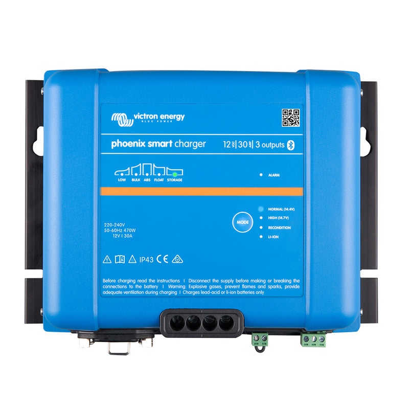 Load image into Gallery viewer, Victron Phoenix Smart IP43 Charger 1230 3 120240VAC Requires 515P Mains Cord PSC123053095

