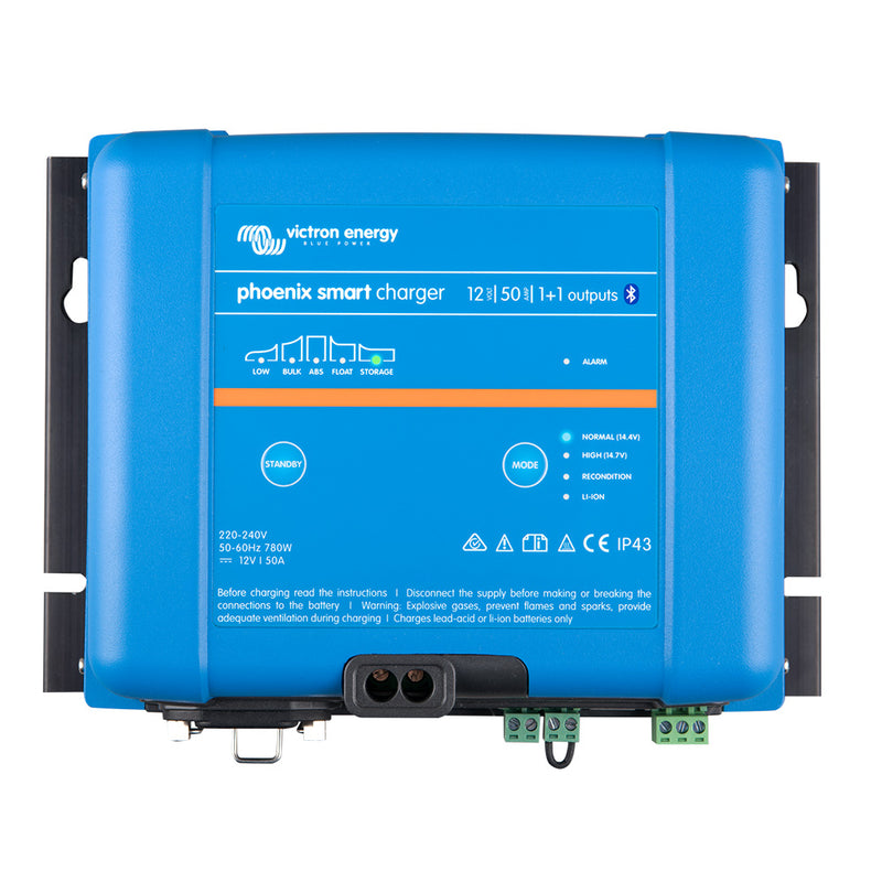 Load image into Gallery viewer, Victron Phoenix Smart IP43 Charger 1250 11 120240VAC Requires 515P Mains Cord PSC125051095
