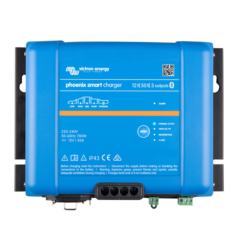 Load image into Gallery viewer, Victron Phoenix Smart IP43 Charger 1250 3 120240VAC Requires 515P Mains Cord PSC125053095
