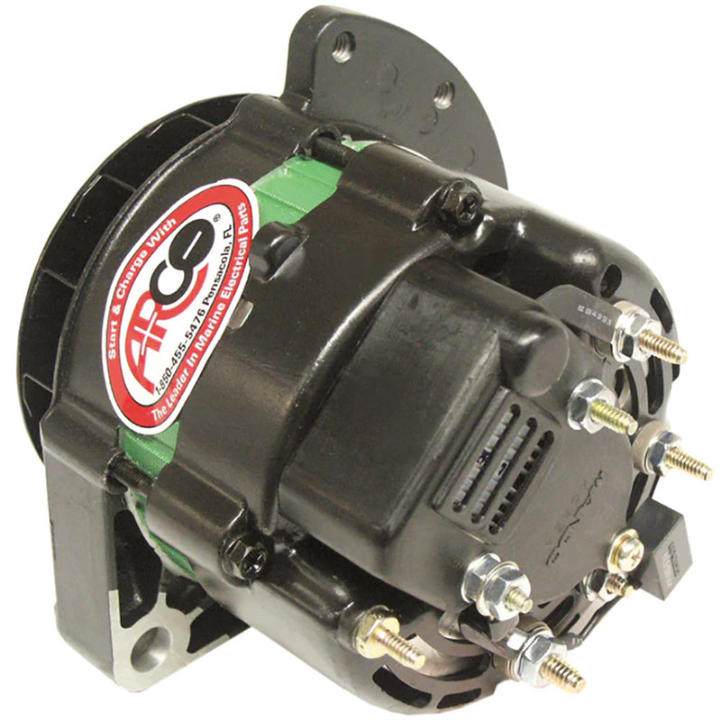 Load image into Gallery viewer, ARCO Marine Premium Replacement Universal Alternator wSingle Groove Pulley  12V 55A 60075
