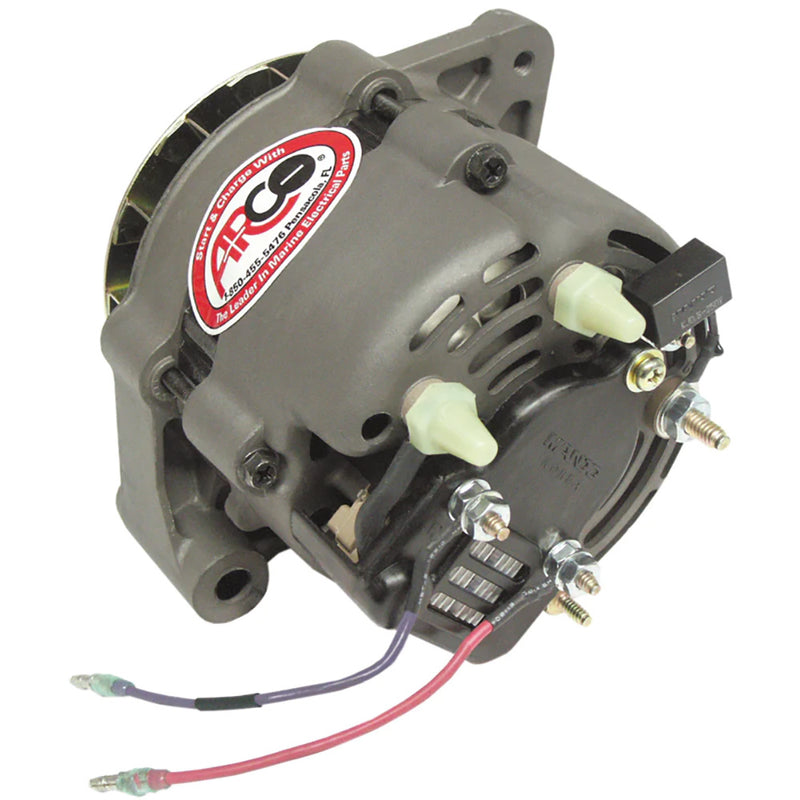 Load image into Gallery viewer, ARCO Marine Premium Replacement Alternator wMultiGroove Pulley  12V 55A 60055
