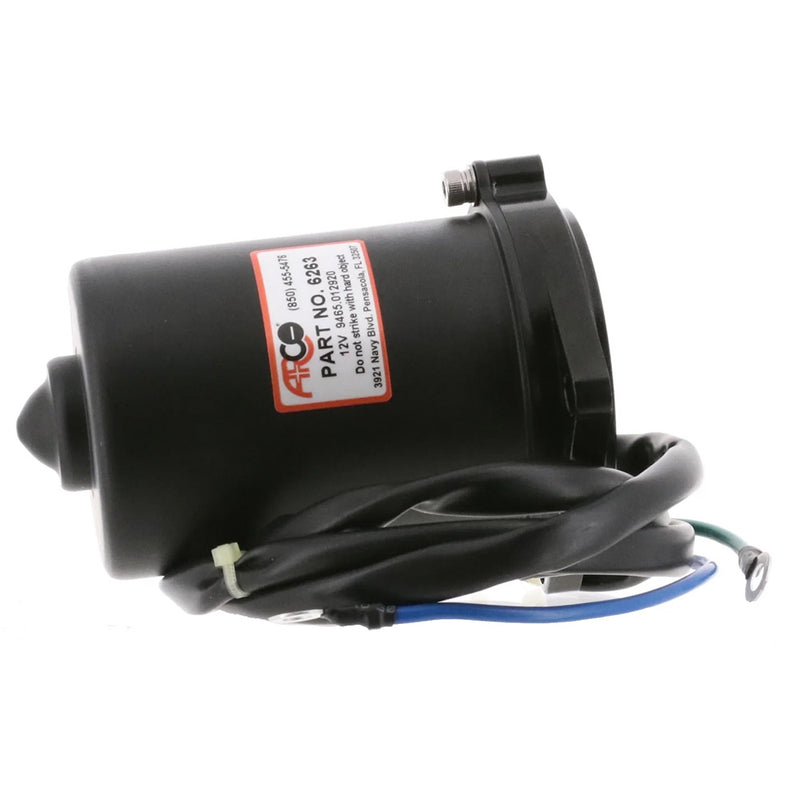 Load image into Gallery viewer, ARCO Marine Replacement Outboard Tilt Trim Motor  Yamaha 2Wire 3 Bolt Flat Blade Shaft 6263
