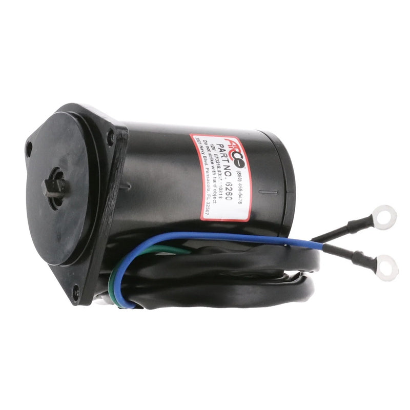 Load image into Gallery viewer, ARCO Marine Replacement Outboard Tilt Trim Motor  Yamaha 2Wire 3 Bolt Flat Blade Shaft 6260
