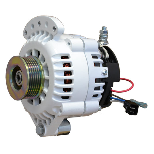 Balmar Alternator 100 AMP 12V 12 Single Foot Spindle Mount K6 Pulley wIsolated Ground 621100K6
