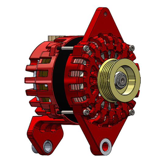 Balmar Alternator 170 AMP 12V 4 Dual Foot Saddle K6 Pulley XTDF4170K6