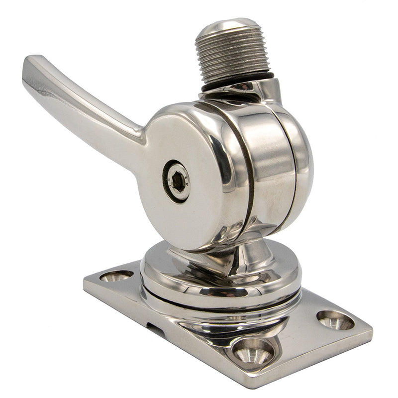 Load image into Gallery viewer, Shakespeare 6187 Sleek  Compact Stainless Steel Rotatable 4Way Ratchet Mount 6187
