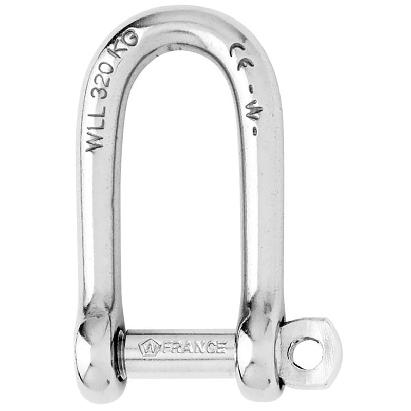 Load image into Gallery viewer, Wichard SelfLocking Long D Shackle  10mm Diameter  1332 1215W
