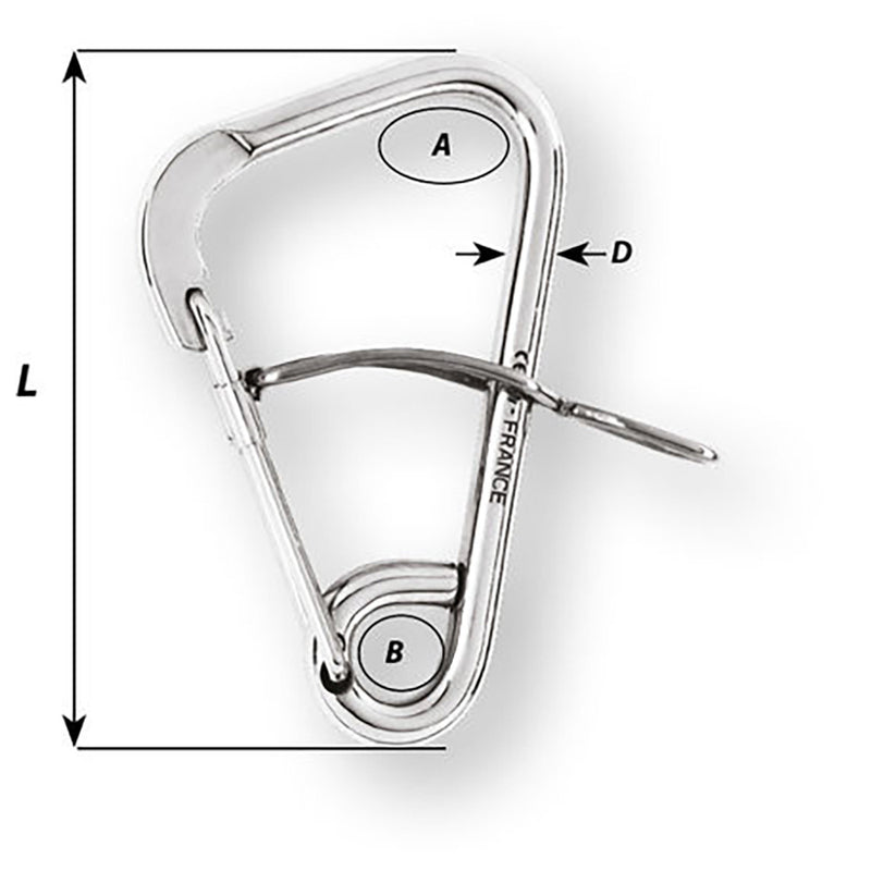 Load image into Gallery viewer, Wichard Automatic Mooring Hook  170mm Length  61116 2329W
