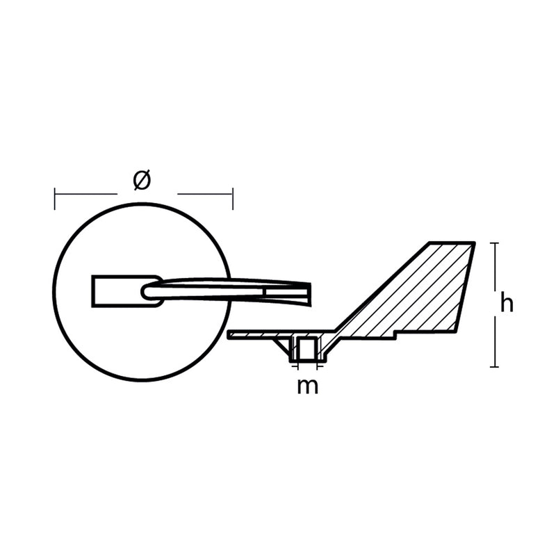 Load image into Gallery viewer, Tecnoseal Zinc Yamaha Trim Tab Anode f150  225 HP Motors 01143
