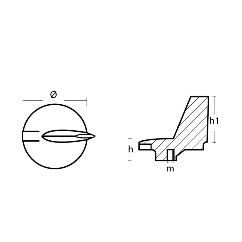 Load image into Gallery viewer, Tecnoseal Zinc Yamaha Trim Tab Anode f200  300 HP Motors 01145
