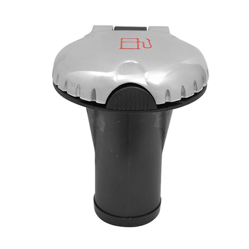 Load image into Gallery viewer, Attwood Deck Fill fCarbon Canister System  Straight Body  Scalloped Chrome Cap 99DFCCSZ1S
