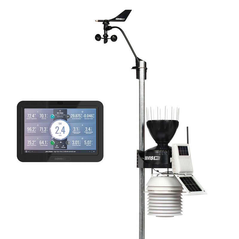 Load image into Gallery viewer, Davis Vantage Pro2 Wireless Weather Station wWeatherLink Console  24hr Fan Aspirated Radiation Shield 6253
