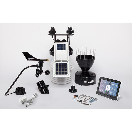 Davis Vantage Pro2 Plus Wireless Weather Station wWeatherLink Console 24hr Fan Aspirated Radiation Shield UV  Solar