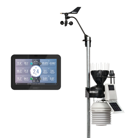 Davis Vantage Pro2 Plus Wireless Weather Station wWeatherLink Console 24hr Fan Aspirated Radiation Shield UV  Solar