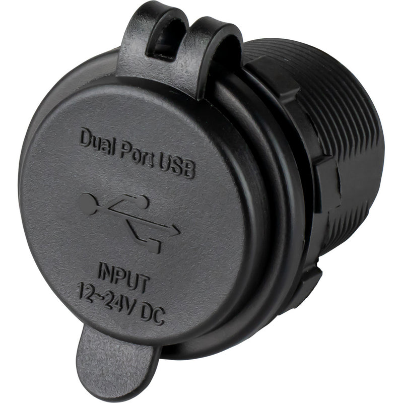 Load image into Gallery viewer, SeaDog Round Dual USB  USBC Power Socket 4265161
