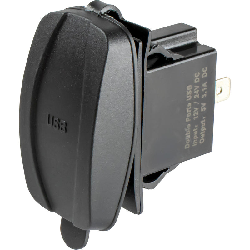 Load image into Gallery viewer, SeaDog USB  USBC Rocker Switch Style Power Socket 4265211
