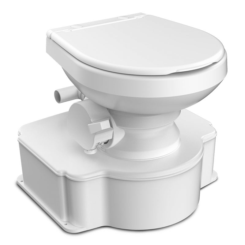 Load image into Gallery viewer, Dometic White M65 Marine Gravity Toilet  Standard Seat Size wFoot Pedal 312070001
