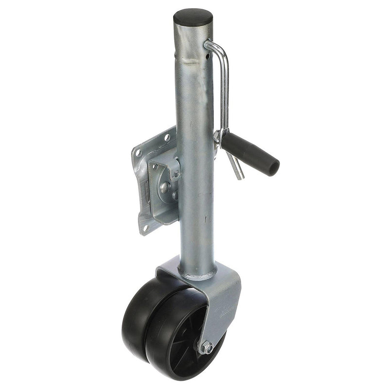 Load image into Gallery viewer, Attwood FoldUp Trailer Jack  1500 lb Capacity  Dual Wheel 111264
