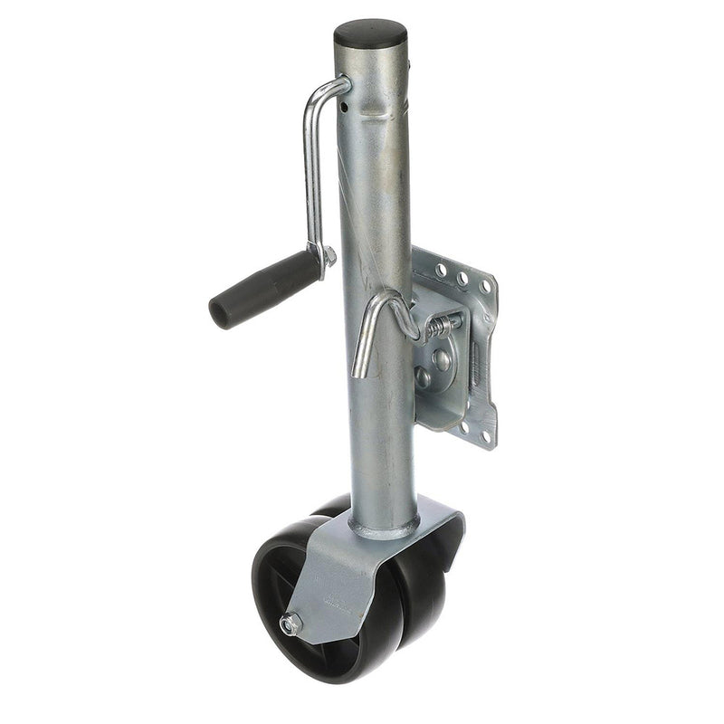 Load image into Gallery viewer, Attwood FoldUp Trailer Jack  1500 lb Capacity  Dual Wheel 111264
