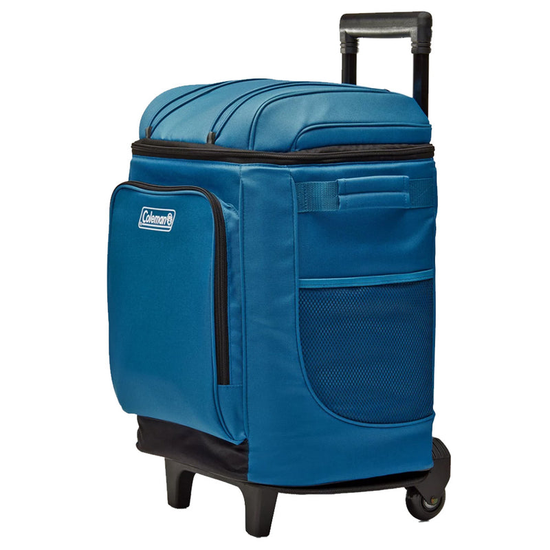Load image into Gallery viewer, Coleman CHILLER 42Can SoftSided Portable Cooler wWheels  Deep Ocean 2158120
