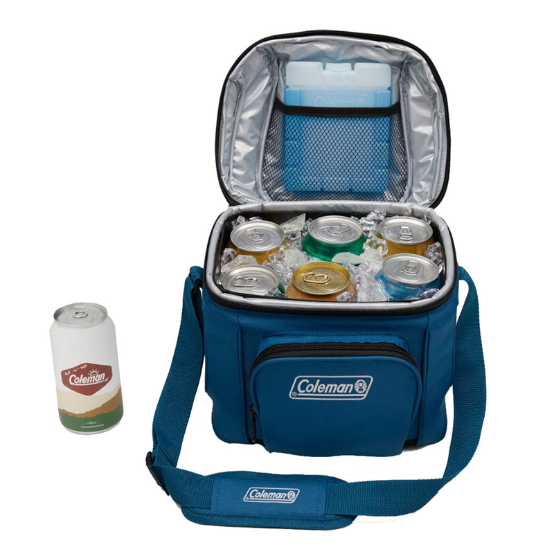 Load image into Gallery viewer, Coleman CHILLER 9Can SoftSided Portable Cooler  Deep Ocean 2158134
