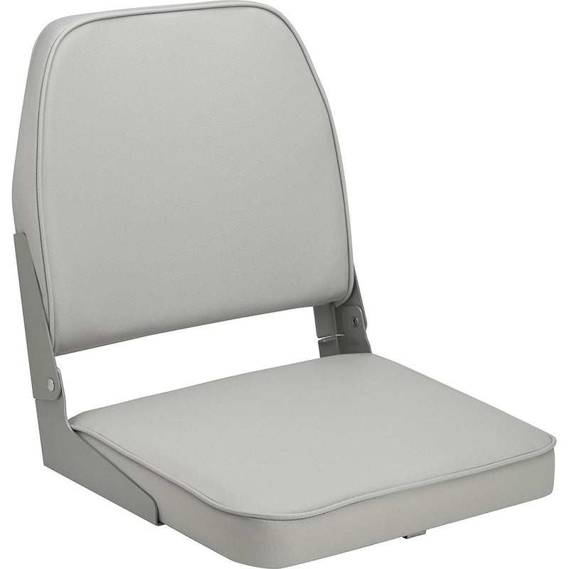 Load image into Gallery viewer, Attwood SwivlEze Low Back Padded Flip Seat  Grey 98395GY
