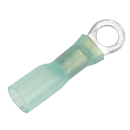 Pacer 1614 AWG Heat Shrink Ring Terminal  10 Stud Size  25 Pack TE1410R25