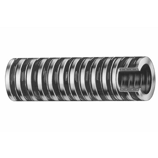 Trident Marine 118 Heavy Duty PVC Bilge  Livewell Hose FDA  Clear wBlack Helix  Sold by the Foot 1471186FT